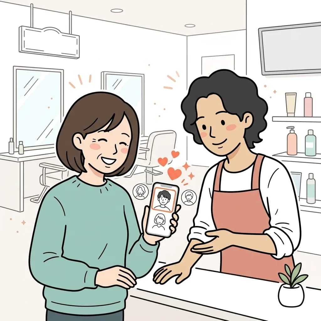 スタイリスト指名予約