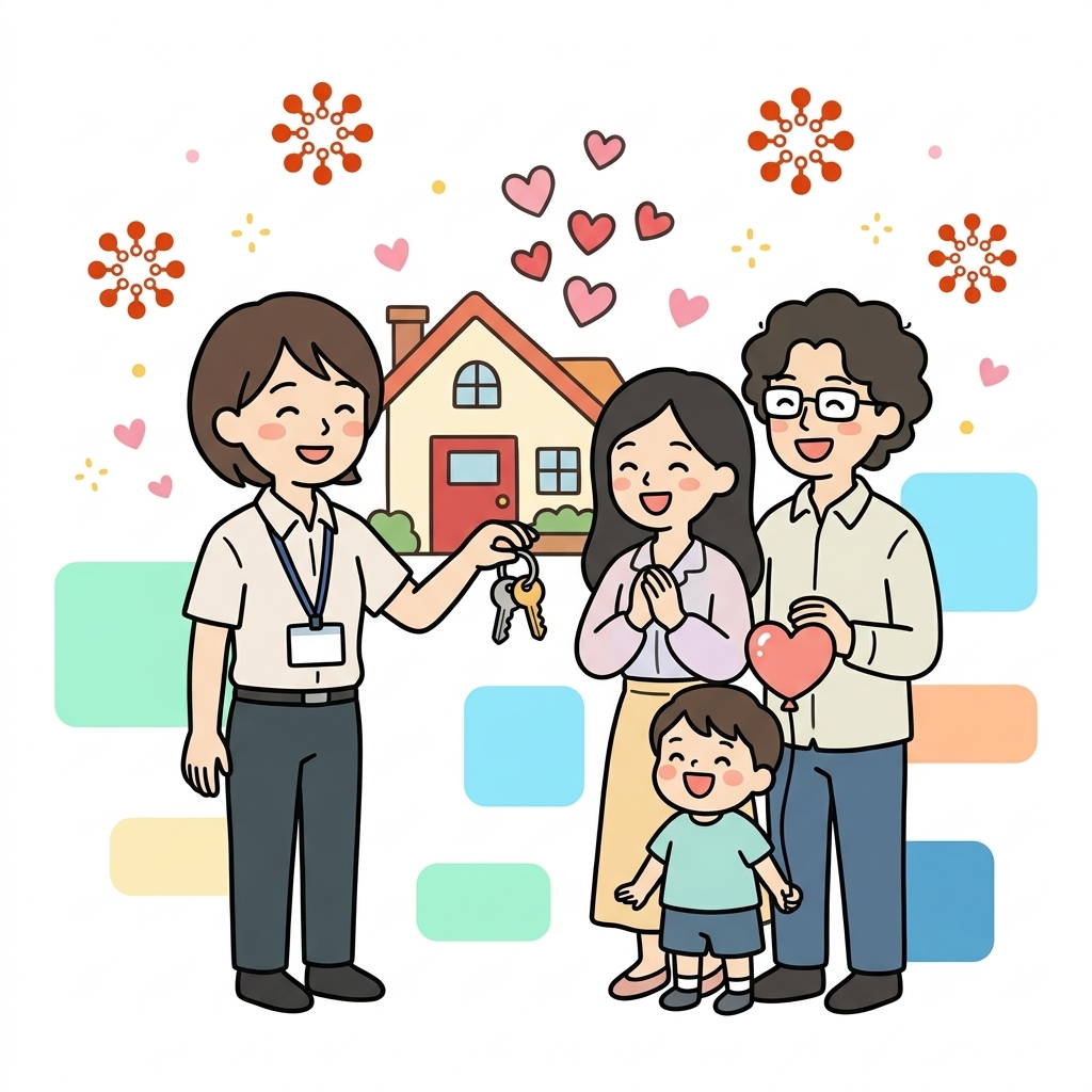 不動産のイラスト