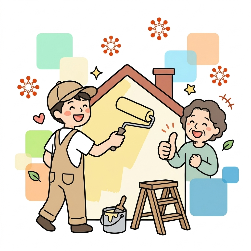 リフォーム・ハウスクリーニングのイラスト